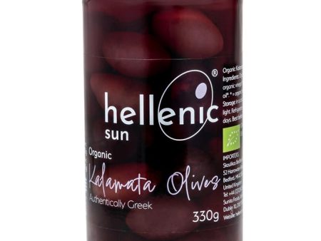 Hellenic Sun Organic Kalamata Olives 330g Fashion