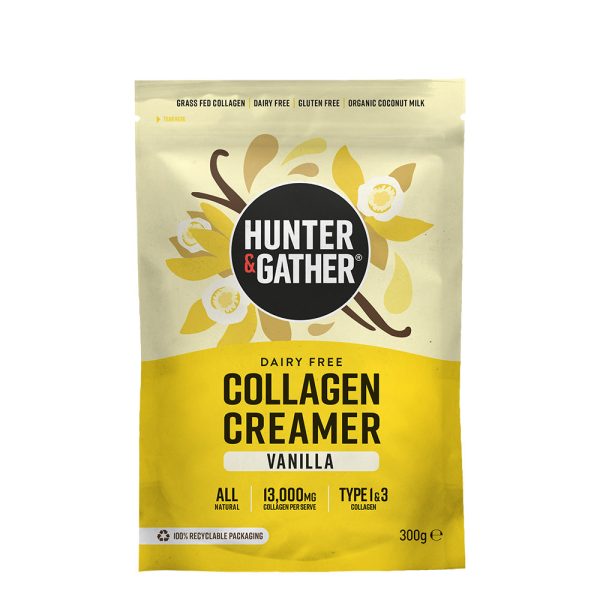 Hunter and Gather Vanilla Collagen Creamer 300g Hot on Sale