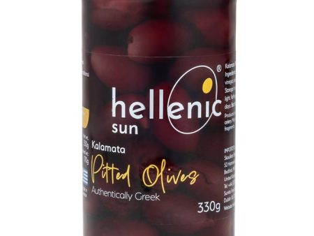 Hellenic Sun Kalamata Pitted Olives 330g Discount