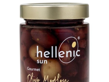 Hellenic Sun Olive Medley pitted Pepper & Cumin 330g Fashion