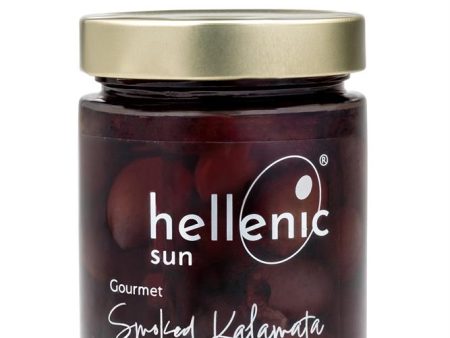 Hellenic Sun Smoked Pitted Kalamata Olives 330g Supply