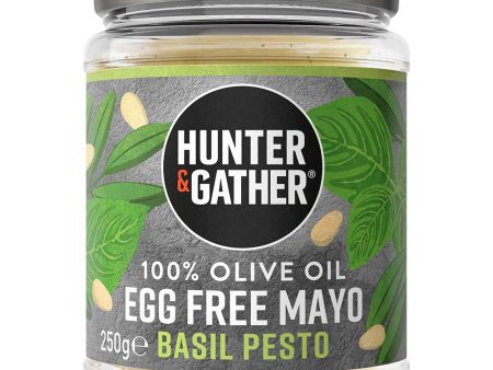 Hunter and Gather Egg Free Pesto Olive Oil Mayo 250g Online Sale