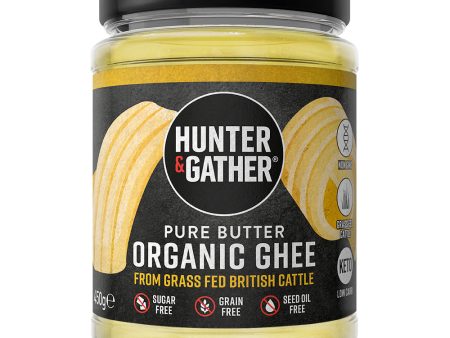 Hunter and Gather Organic British Grass-fed Ghee - 450g For Sale