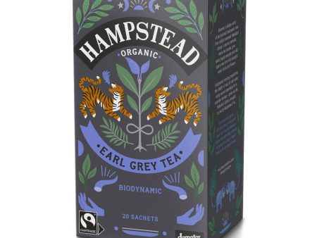 Hampstead Tea Organic Demeter Earl Grey Tea 20 Bags Fashion