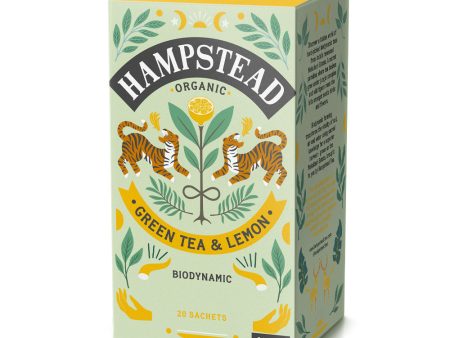 Hampstead Tea Organic Biodynamic Lemon Green Tea 20 Bag on Sale