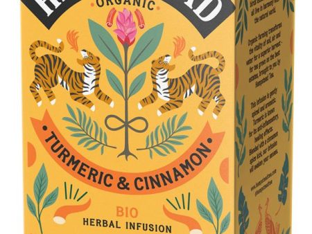 Hampstead Tea Organic Turmeric with Cinnamon Tea 20 Tea Bags Online Hot Sale