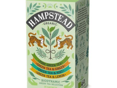 Hampstead Tea Hampstead Organic Biodynamic Green Tea Selection 20 Bags (40g) Sale