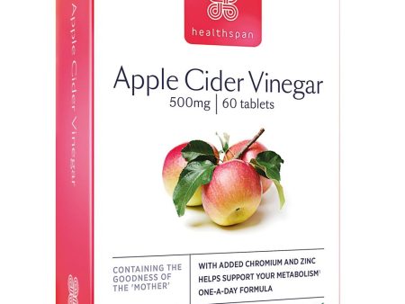 Healthspan Apple Cider Vinegar 500mg 60 Tablets Supply