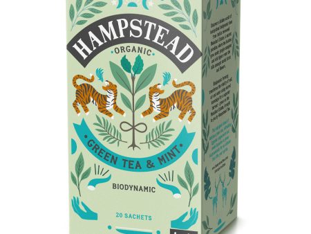 Hampstead Tea Organic Demeter Mint Green 20 Bag Online now