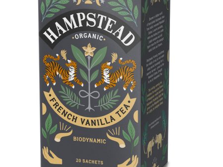 Hampstead Tea Organic Biodynamic French Vanilla Tea Bags 2g (40g) Supply