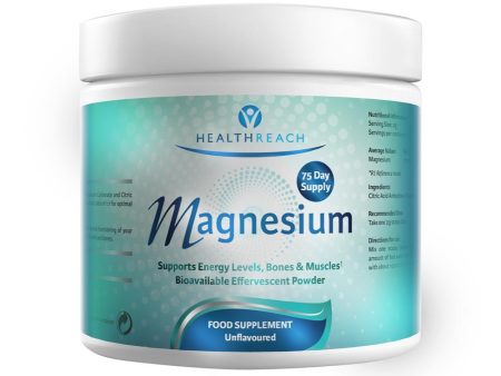 Healthreach Magnesium Unflavoured Powder 150g 75 day Online now