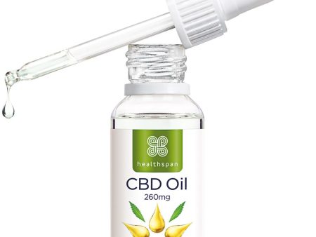 Healthspan CBD Oil Drops 260mg 10ml Hot on Sale