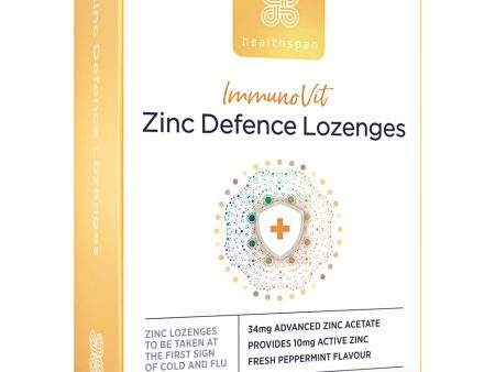 Healthspan ImmunoVit Zinc Defence Lozenges 45 Lozenges Cheap