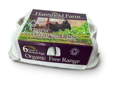 Haresfield Farm Haresfield Medium Organic Free Range Eggs x6 Online