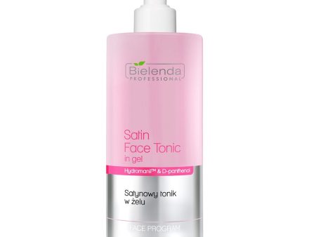 Satin Face Tonic In Gel satynowy tonik do twarzy w żelu 500ml Sale