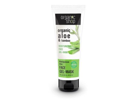 Organic Aloe & Bamboo Moisturizing Face Gel-Mask żelowa maska do twarzy 75ml Cheap