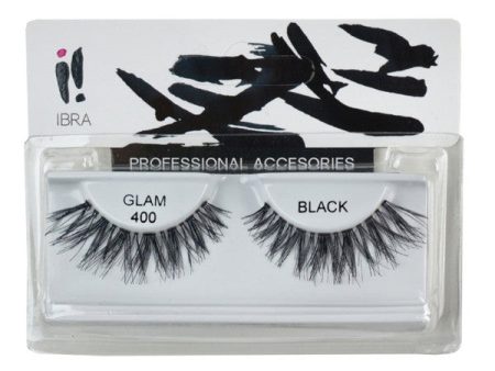 Para sztucznych rzęs na pasku Glam 400 Black on Sale