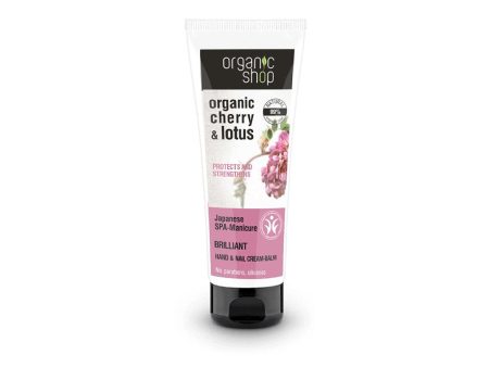 Japanese SPA-Manicure Brilliant Hand & Nail Cream-Balm wzmacniający balsam do rąk i paznokci Cherry & Lotus 75ml Online Hot Sale