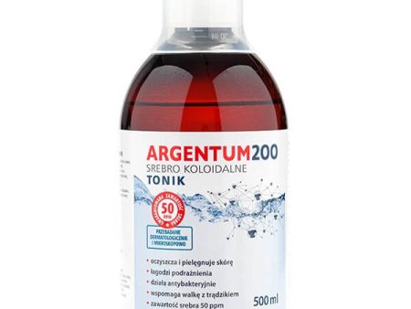 Argentum 200 tonik do twarzy 50PPM Srebro Koloidalne 500ml on Sale