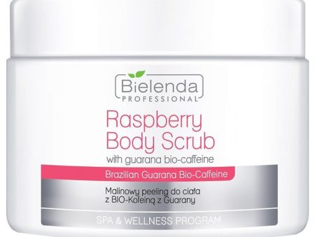 Raspberry Body Scrub malinowy peeling do ciała z bio-kofeiną z guarany 550g For Discount