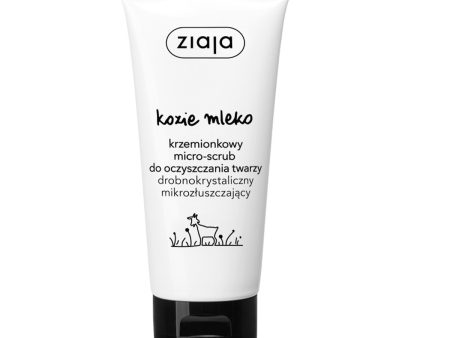 Kozie Mleko krzemionkowy micro-scrub do oczyszczania twarzy 75ml Hot on Sale