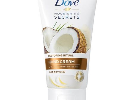 Nourishing Secrets Restoring Ritual Hand Cream krem do rąk do skóry bardzo suchej Coconut Oil & Almond Milk 75ml Online Hot Sale