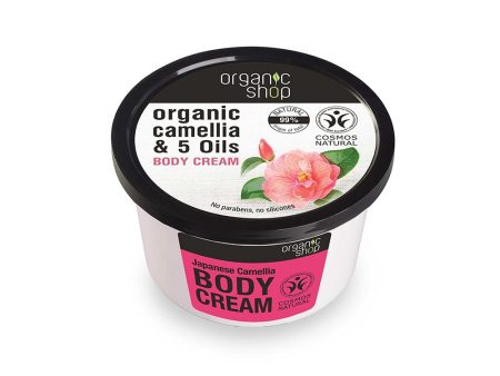 Japanese Camellia Body Cream odmładzający krem do ciała Camellia & 5 Oils 250ml For Sale