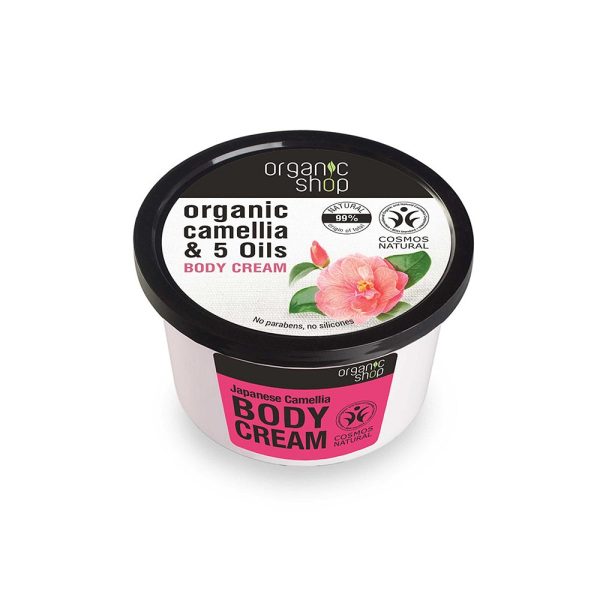 Japanese Camellia Body Cream odmładzający krem do ciała Camellia & 5 Oils 250ml For Sale