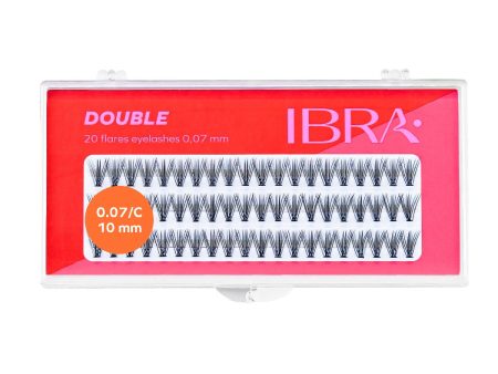 Kępki sztucznych rzęs Double Knot-Free 20 D-10mm 60szt Discount