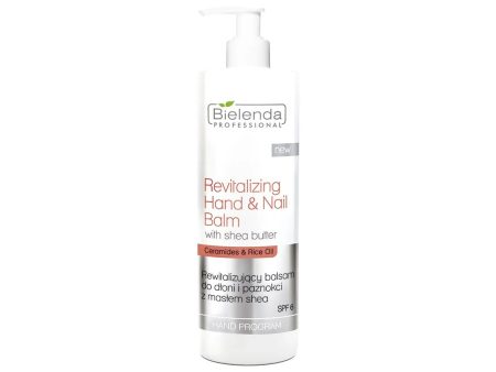 Revitalizing Hand & Nail Balm rewitalizujący balsam do dłoni i paznokci z masłem shea SPF6 500ml Online Sale