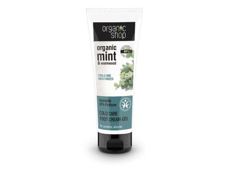 Ayurvedic SPA-Pedicure Cold Care Foot Cream-Gel ajurwedyjski krem nawilżający do stóp Mint & Wormwood 75ml For Sale