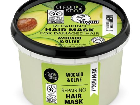 Repairing Hair Mask odbudowująca maska do włosów Avocado & Olive 250ml Online Hot Sale