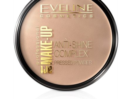 Art Make-Up Anti-Shine Complex Pressed Powder matujący puder mineralny z jedwabiem 35 Golden Beige 14g Discount