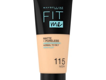 Fit Me Matte & Poreless Foundation matujący podkład do twarzy 115 Ivory 30ml Hot on Sale