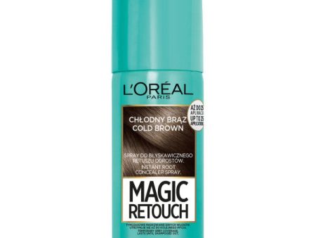 Magic Retouch spray do retuszu odrostów Chłodny Brąz 75ml For Discount