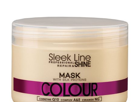 Sleek Line Colour Mask maska z jedwabiem do włosów farbowanych 250ml Cheap