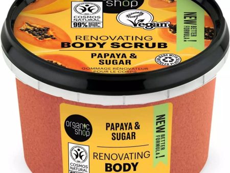 Renovating Body Scrub regenerujący peeling do ciała Papaya & Sugar 250ml Fashion