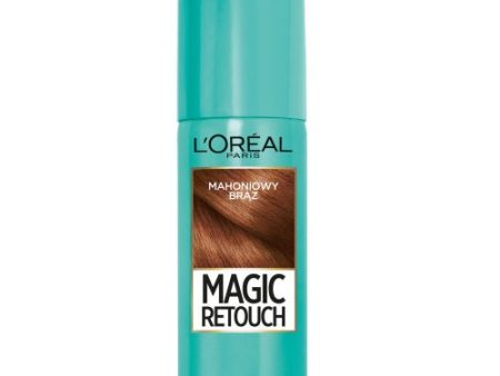 Magic Retouch spray do retuszu odrostów Mahoniowy Brąz 75ml Online Hot Sale