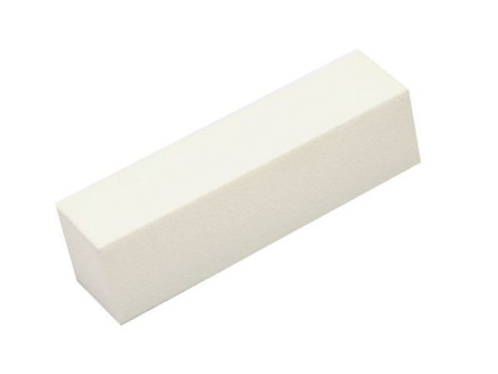 Pack Of 10 White Sanding Nail Blocks komplet bloków polerskich do paznokci biały 10szt Online now