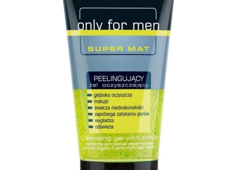 Only For Men Super Mat peelingujący żel oczyszczający 150ml Discount