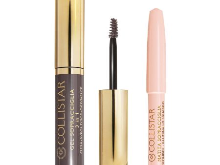 Perfect Eyebrow Gel koloryzujący żel do brwi 2 Castano Asia + Brightening Eyebrow Pencil kredka do brwi Online Hot Sale