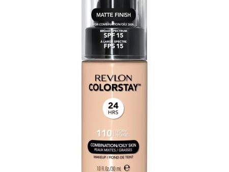 ColorStay™ Makeup for Combination Oily Skin SPF15 podkład do cery mieszanej i tłustej 110 Ivory 30ml Online