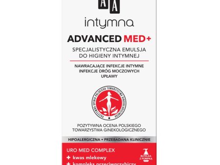 Intymna Advanced Med+ specjalistyczna emulsja do higieny intymnej pH 3.5 300ml on Sale