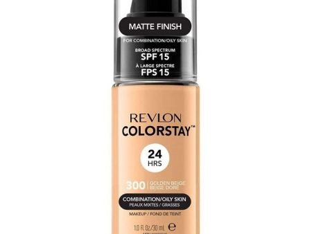 ColorStay™ Makeup for Combination Oily Skin SPF15 podkład do cery mieszanej i tłustej 300 Golden Beige 30ml For Sale