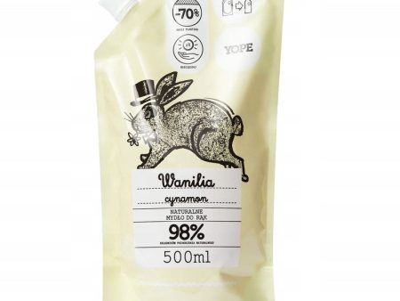 Naturalne mydło w płynie Wanilia i Cynamon Refill 500ml Online Sale