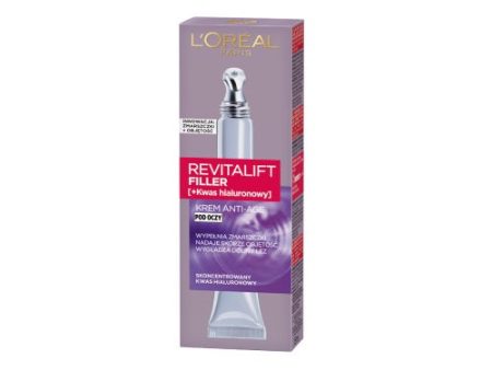 Revitalift Filler [HA] Anti-Age krem pod oczy 15ml Hot on Sale