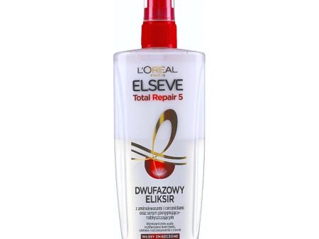 Elseve Total Repair 5 dwufazowy eliksir do włosów zniszczonych 200ml Fashion