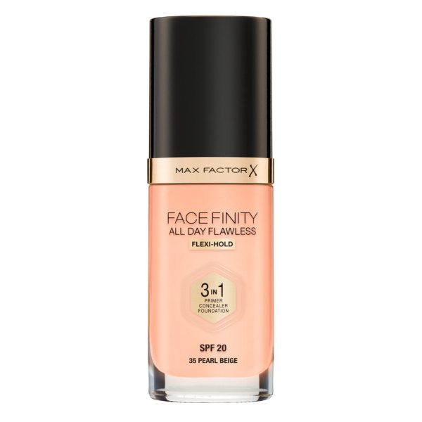 Facefinity All Day Flawless 3 w 1 kryjący podkład w płynie 35 Pearl Beige 30ml Discount