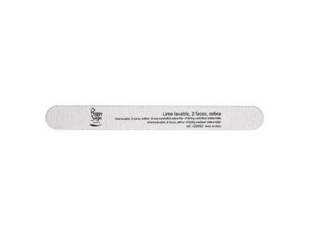 2-Way Nail File Zebra Coarse pilnik do paznokci dwustronny 100 180 zebra 1szt on Sale