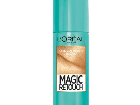 Magic Retouch spray do retuszu odrostów Jasny Złocisty Blond 75ml For Cheap